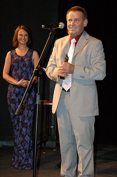 Elbląg, Roman Badysiak, w głębi Marta Masłowska Elbląg, Roman Badysiak, w głębi Marta Masłowska