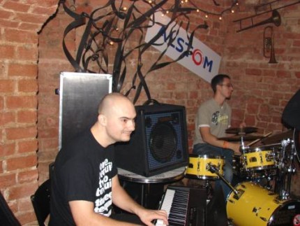 Elbląg, Boogie Romanowski i Bartek Krzywda. Elbląg, Boogie Romanowski i Bartek Krzywda.