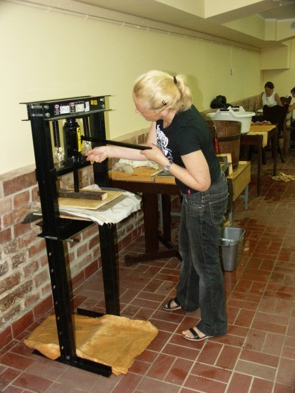 Elbląg, W pracowni. Elbląg, W pracowni.