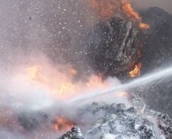Elbląg, Groźny pożar we wsi Pólko Elbląg, Groźny pożar we wsi Pólko