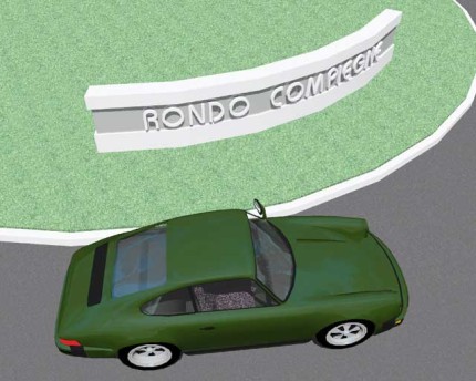 Elbląg, Jeden z projektów oznakowania nowego ronda. Elbląg, Jeden z projektów oznakowania nowego ronda.