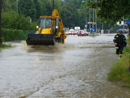 Elbląg, Rawska po ulewie