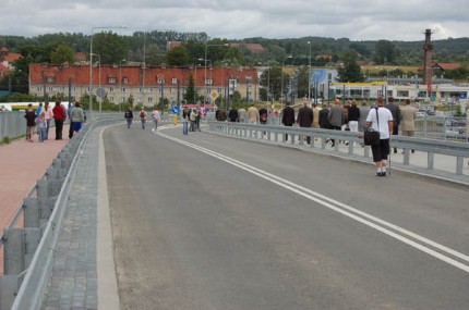 Elbląg, Wiadukt na Akacjowej otwarty