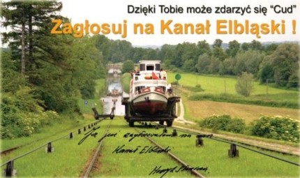 Elbląg, Ja już zagłosowałem na nasz Kanał Elblaski. Henryk Słonina. Elbląg, Ja już zagłosowałem na nasz Kanał Elblaski. Henryk Słonina.