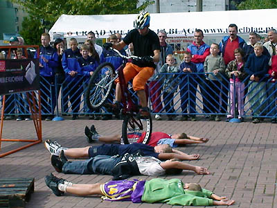 Elbląg, Peleton i trial