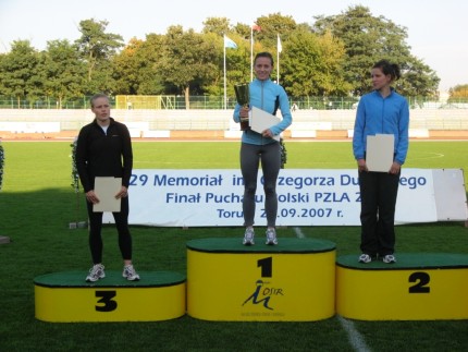Elbląg, Wioleta Gromkiewicz (na trzecim stopniu podium). Elbląg, Wioleta Gromkiewicz (na trzecim stopniu podium).