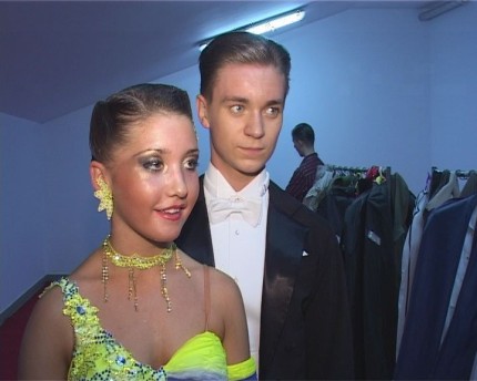 Elbląg, Alicja Minkiewicz i Bartłomiej Szkutnik, taneczny duet klubu Jantar. Elbląg, Alicja Minkiewicz i Bartłomiej Szkutnik, taneczny duet klubu Jantar.