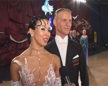Elbląg, Wiktor Kiszka i Małgorzata Garlicka, eksportowa para taneczna elbląskiego Jantara. Elbląg, Wiktor Kiszka i Małgorzata Garlicka, eksportowa para taneczna elbląskiego Jantara.
