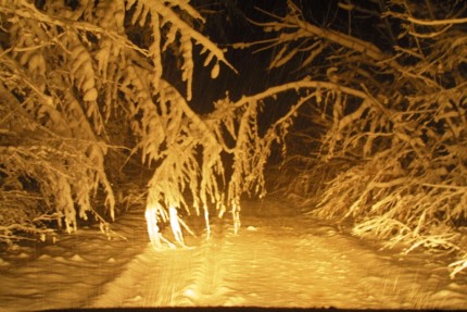 Elbląg, Bardzo śnieżna noc