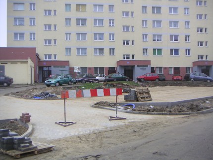 Elbląg, Większy parking