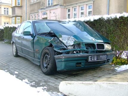 Elbląg, Wjechał wprost pod tramwaj Elbląg, Wjechał wprost pod tramwaj