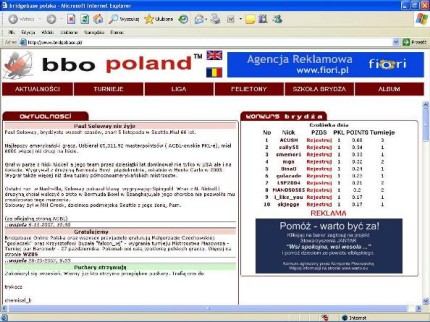 Elbląg, Brydżyści są za Elbląg, Brydżyści są za