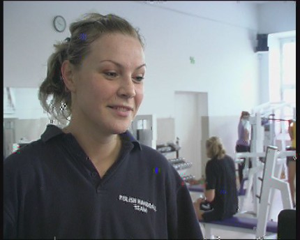 Elbląg, Alesia Michdaliova, super snajperka elbląskiego Startu.