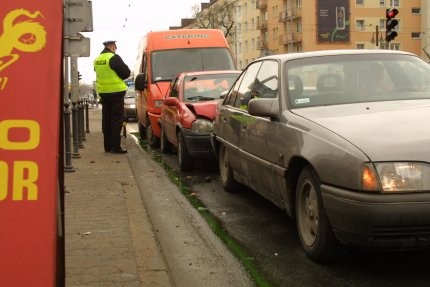 Elbląg, Karambol w centrum Elbląga Elbląg, Karambol w centrum Elbląga