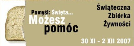 Elbląg, Przedświąteczna Zbiórka Żywności