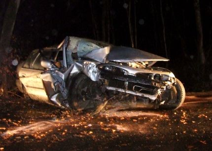 Elbląg, Wypadek koło Dąbrowy