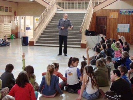 Elbląg, Jeszcze przed rozpoczęciem ferii zimowych policjanci przeprowadzili w szkołach pogadanki nt. bezpieczeństwa