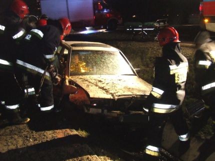 Elbląg, Mercedes w rowie