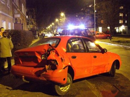 Elbląg, Staranował lanosa i uciekł
