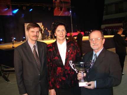 Elbląg, Janusz Krasowski, Irena Szewińska i Stanisław Pernal. Elbląg, Janusz Krasowski, Irena Szewińska i Stanisław Pernal.