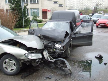 Elbląg, Wypadek na terenie szpitala