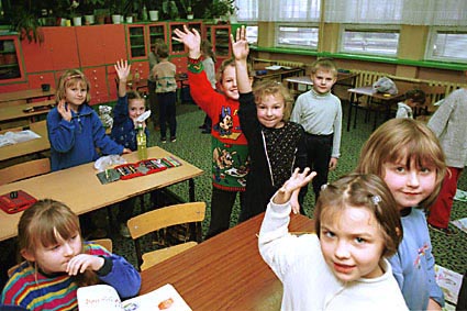 Elbląg, Te maluchy dylemat "Jaką wybrać szkołę średnią?" mają jeszcze przed sobą...