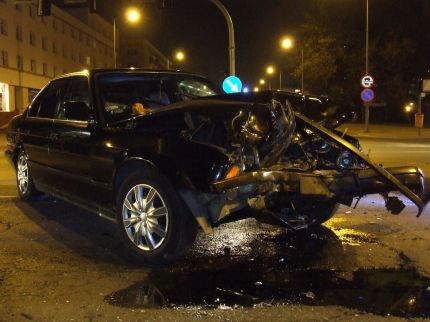 Elbląg, Wypadek pod oknami komendy