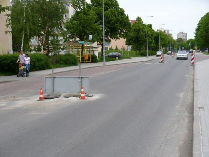 Elbląg, Uwaga – remont ulicy i objazd