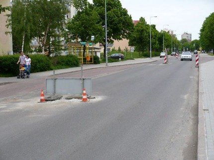 Elbląg, Uwaga – remont ulicy i objazd Elbląg, Uwaga – remont ulicy i objazd