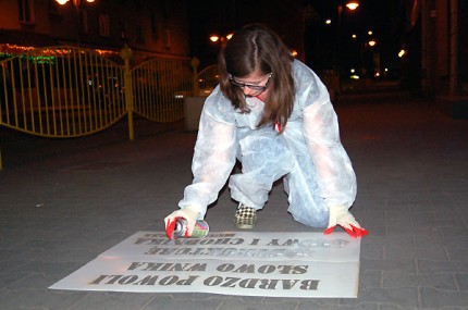 Elbląg, Poezja na chodniku Elbląg, Poezja na chodniku