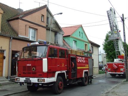 Elbląg, Przy Żeglarskiej spłonęło mieszkanie