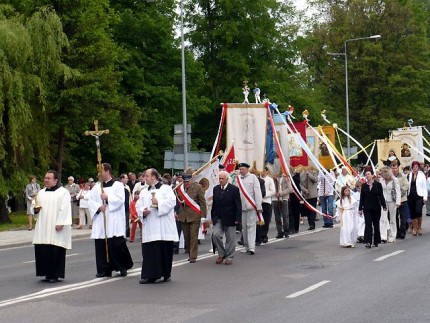 Elbląg, Procesje Bożego Ciała