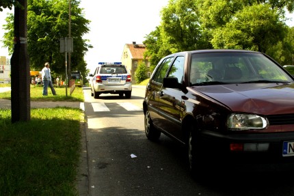 Elbląg, Potrącenie na przejściu Elbląg, Potrącenie na przejściu