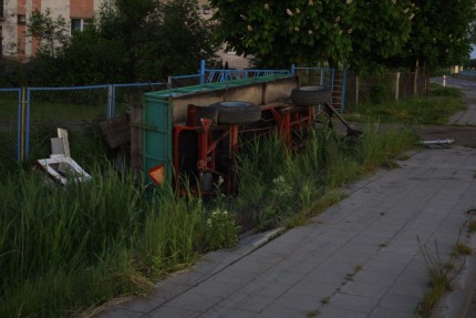 Elbląg, Przyczepa w rowie