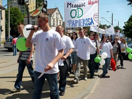 Elbląg, Antypapierosowy happening Elbląg, Antypapierosowy happening