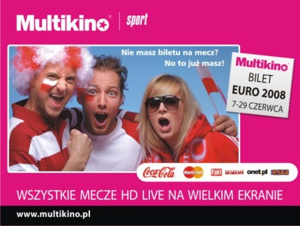 Elbląg, Transmisje Euro 2008 w Multikinie Elbląg, Transmisje Euro 2008 w Multikinie