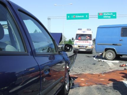 Elbląg, Zbyt szybka jazda, zbyt wolna reakcja