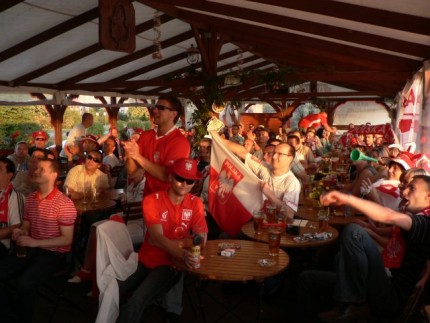 Elbląg, Elblążanie kibicują reprezentacji Elbląg, Elblążanie kibicują reprezentacji