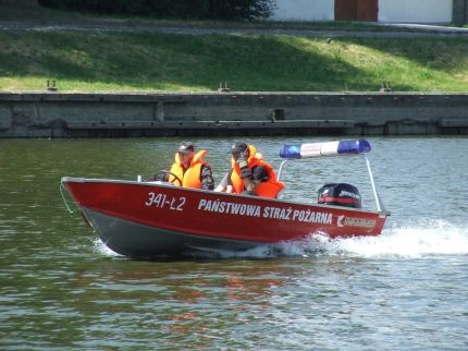Elbląg, Strażacy trenowali ratownictwo wodne