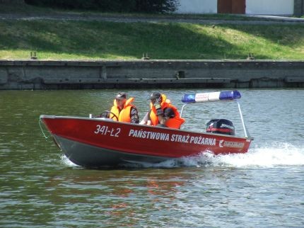 Elbląg, Strażacy trenowali ratownictwo wodne