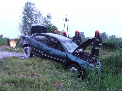 Elbląg, Tajemniczy pożar samochodu na Radomskiej Elbląg, Tajemniczy pożar samochodu na Radomskiej