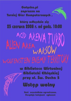 Elbląg, Turniej gier Elbląg, Turniej gier