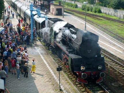 Elbląg, Pociąg Barkas odjeżdża
