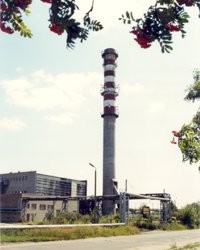 Elbląg, Ciepłownia EPEC przy ul. Dojazdowej. Elbląg, Ciepłownia EPEC przy ul. Dojazdowej.