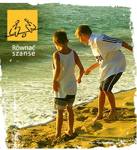 Elbląg, Na zdjęciu plakat Programu  „Równać Szanse 2008” .