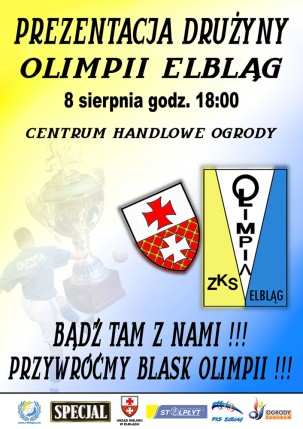 Elbląg, Prezentacja Olimpii (piłka nożna) Elbląg, Prezentacja Olimpii (piłka nożna)
