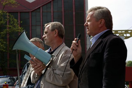 Elbląg, Przewodniczący Mirosław Kozłowski (piewszy od prawej). Elbląg, Przewodniczący Mirosław Kozłowski (piewszy od prawej).