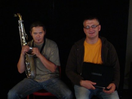 Elbląg, Na zdjęciu Piotr Binder  i Szymon Zuehlke.
