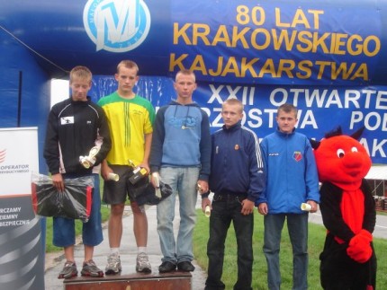 Elbląg, Na zdjęciu Wojciech Załuski na podium Mistrzostw Polski w Krakowie.