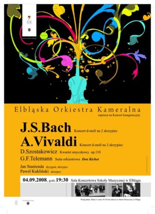 Elbląg, Plakat koncertu. Elbląg, Plakat koncertu.